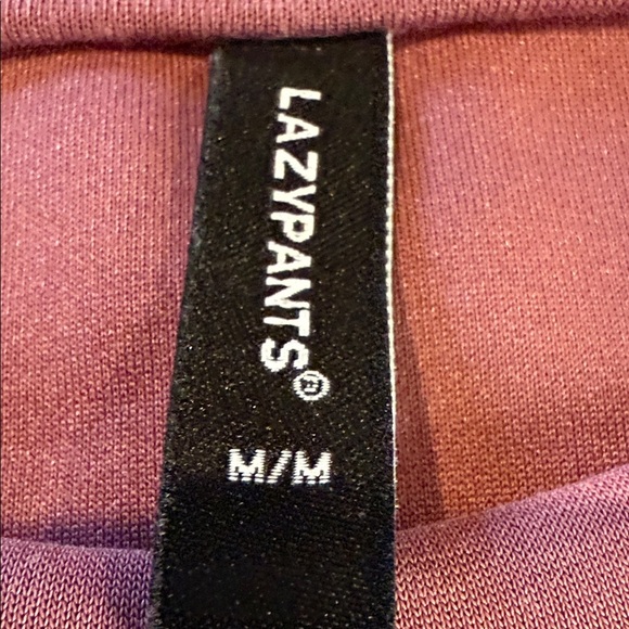 LAZYPANTS Sueded Sweatshirt Pink Women's Size M - Picture 10 of 11